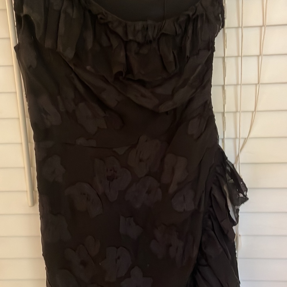 Ulla Johnson one shoulder black dress sz 2 - Picture 3 of 6